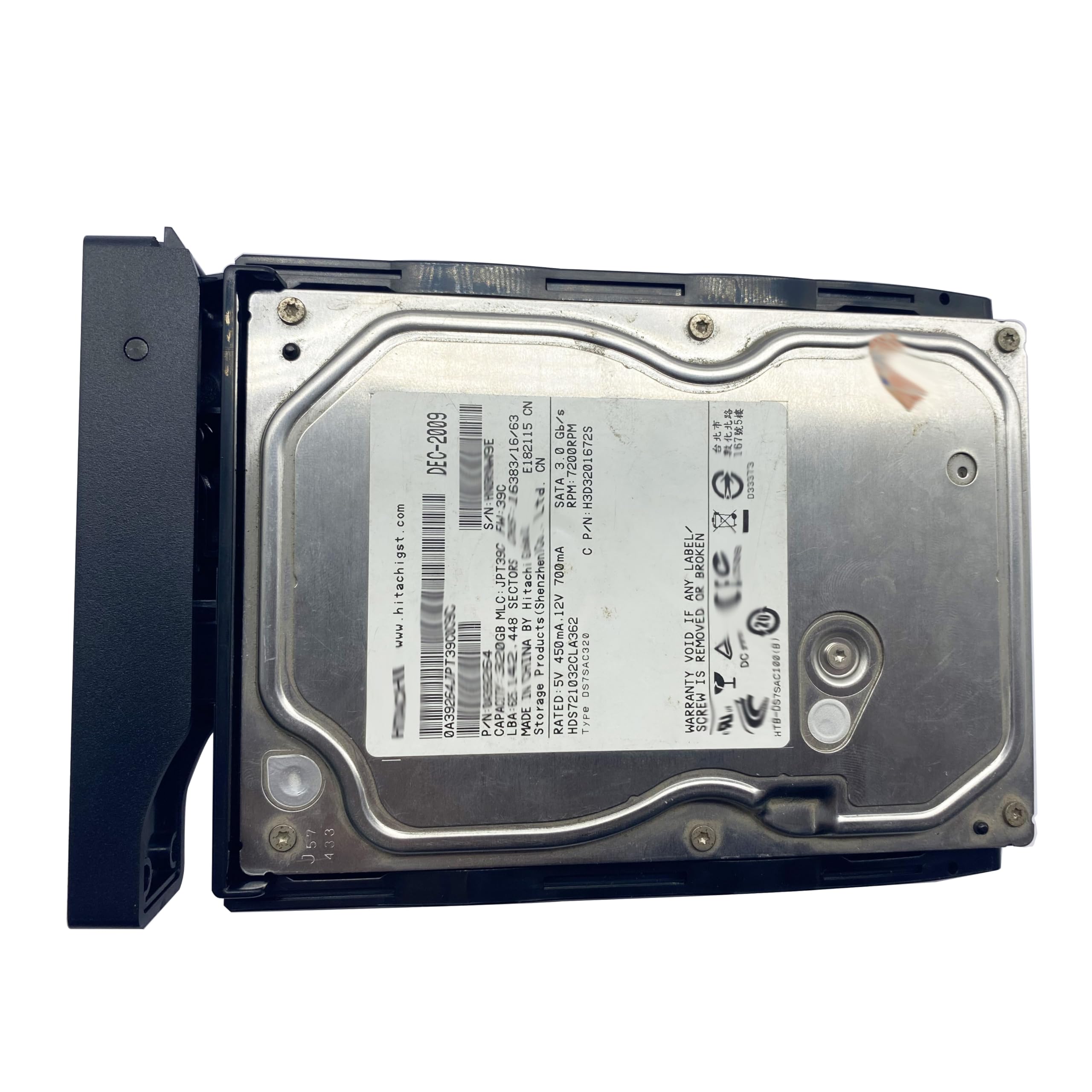 BestParts Plateau de disque dur 3,5/2,5" (type D6) compatible NAS DS1513+, DS1515, DS1517, DS1621+, DS1817+