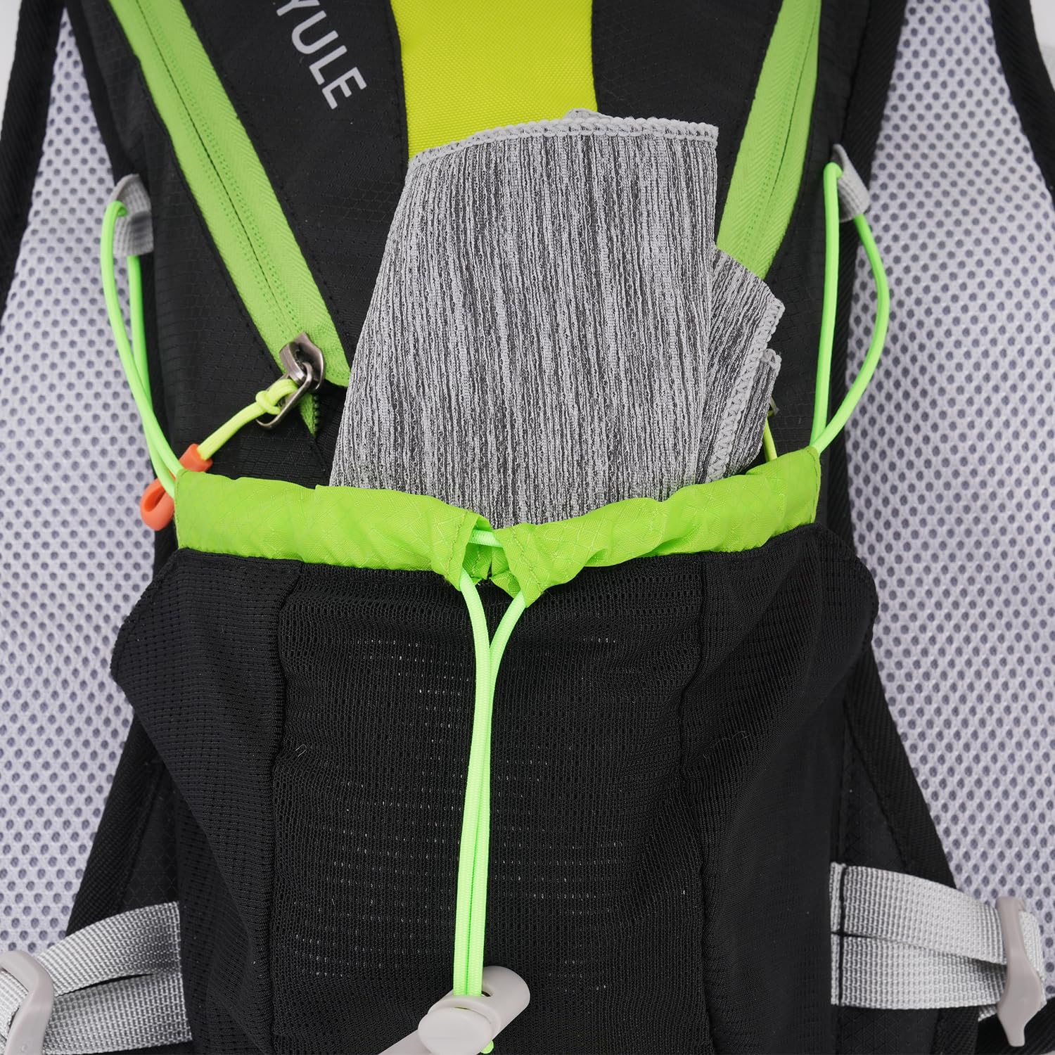 Sac à dos d'hydratation avec poche d'hydratation, ultra léger, sac à dos de course, avec poche à eau, 2 l, sans BPA, sac à dos avec poche à eau et réflecteurs