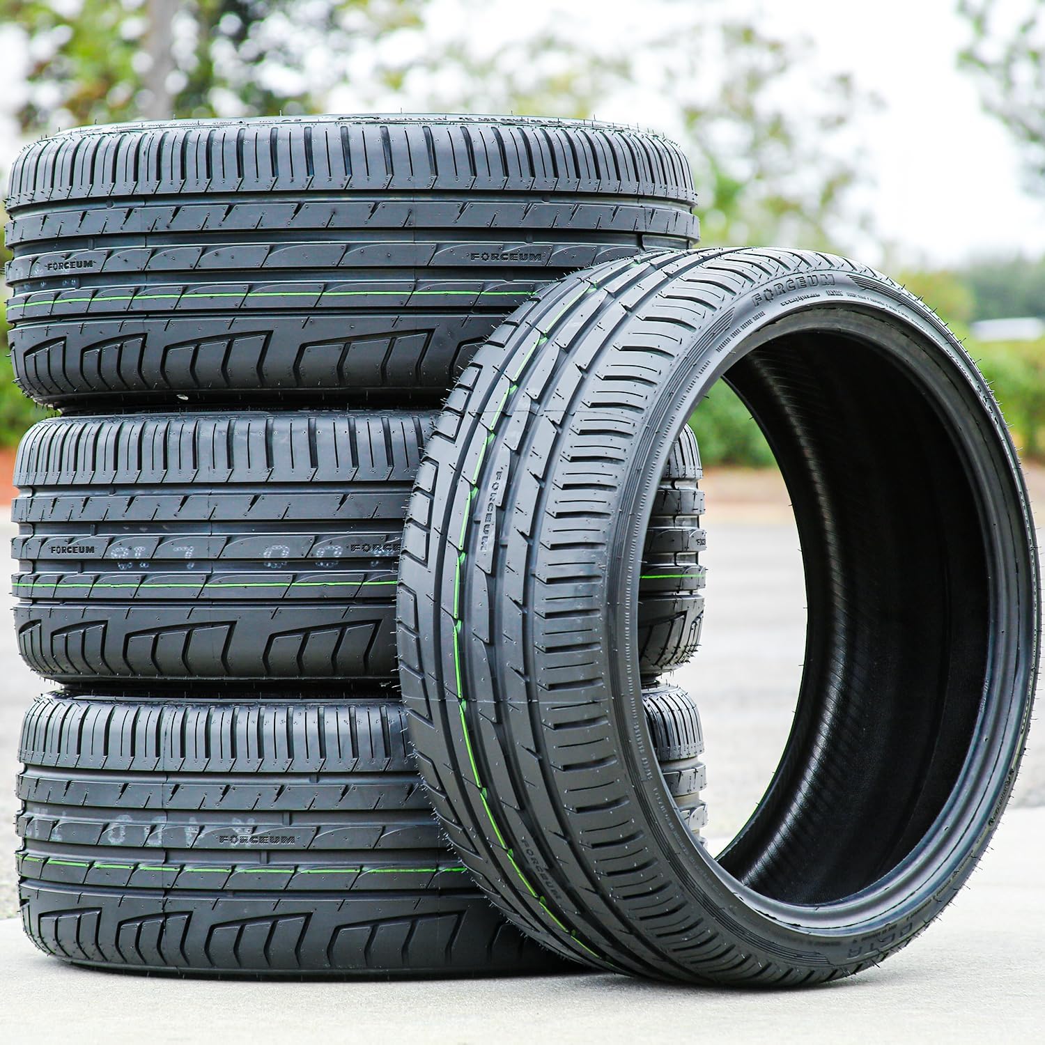 Set of 4 (FOUR) Forceum Octa All-Season Passenger Car Performance Radial Tires-245/35R20 245/35ZR20 245/35/20 245/35-20 95Y Load Range XL 4-Ply BSW Black Side Wall UTQG 400AA