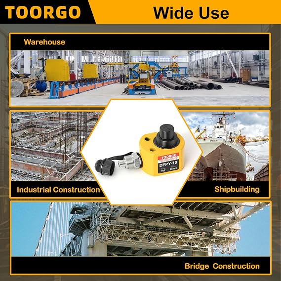 10T 1.0 Stroke Hydraulic Cylinder, Porta Power Ram, Hydraulic Lifting Cylinders