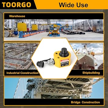 10T 1.0 Stroke Hydraulic Cylinder, Porta Power Ram, Hydraulic Lifting Cylinders