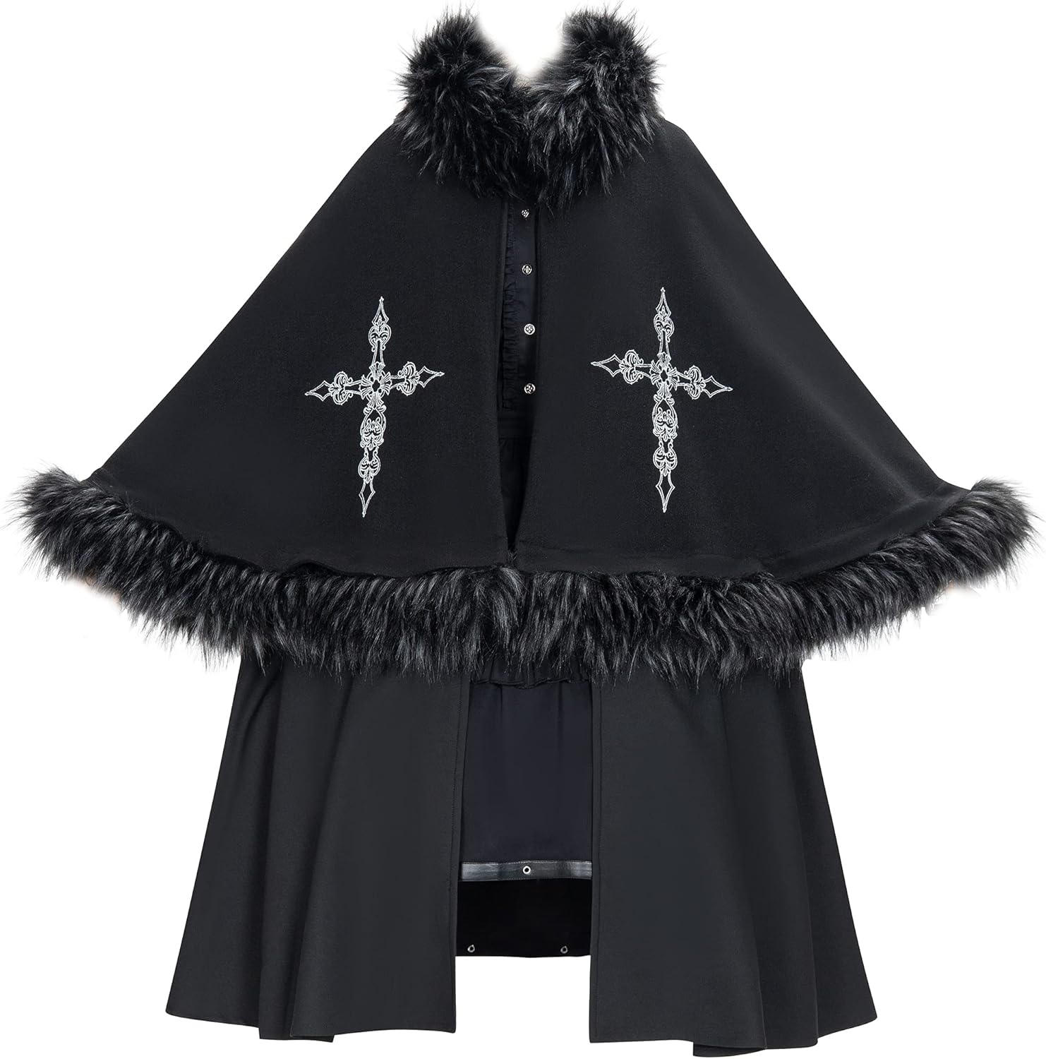 ツモリチサト ポンチョ風 コート サイズ1 黒色 K# ＊ tsumori chisato