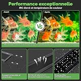 hygger Aquarium LED Light, Full Spectrum Aquarium Light, Aquarium Plant Light with Controller, 5 Modes with Timer, 8 Colors, 10 Adjustable Brightness (58W(120-135CM)) - 7