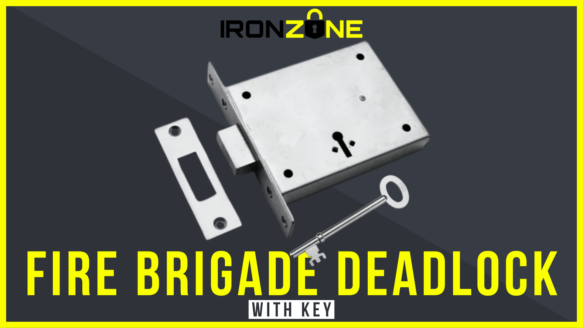 Fire Brigade Fb2 Mortice Deadlock + Fb2 Key | UK