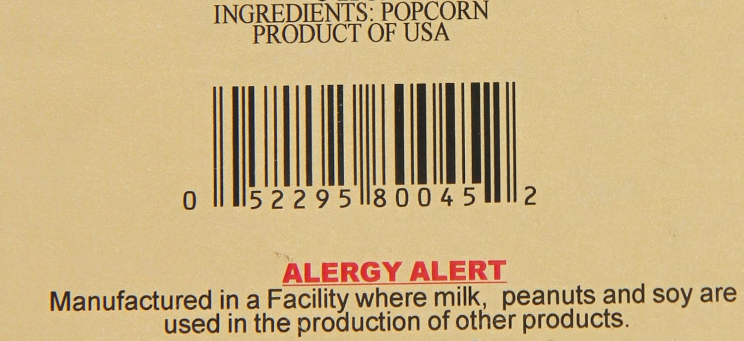 Yankee Traders Popcorn, Red, 3 Pound (Pack of 6)