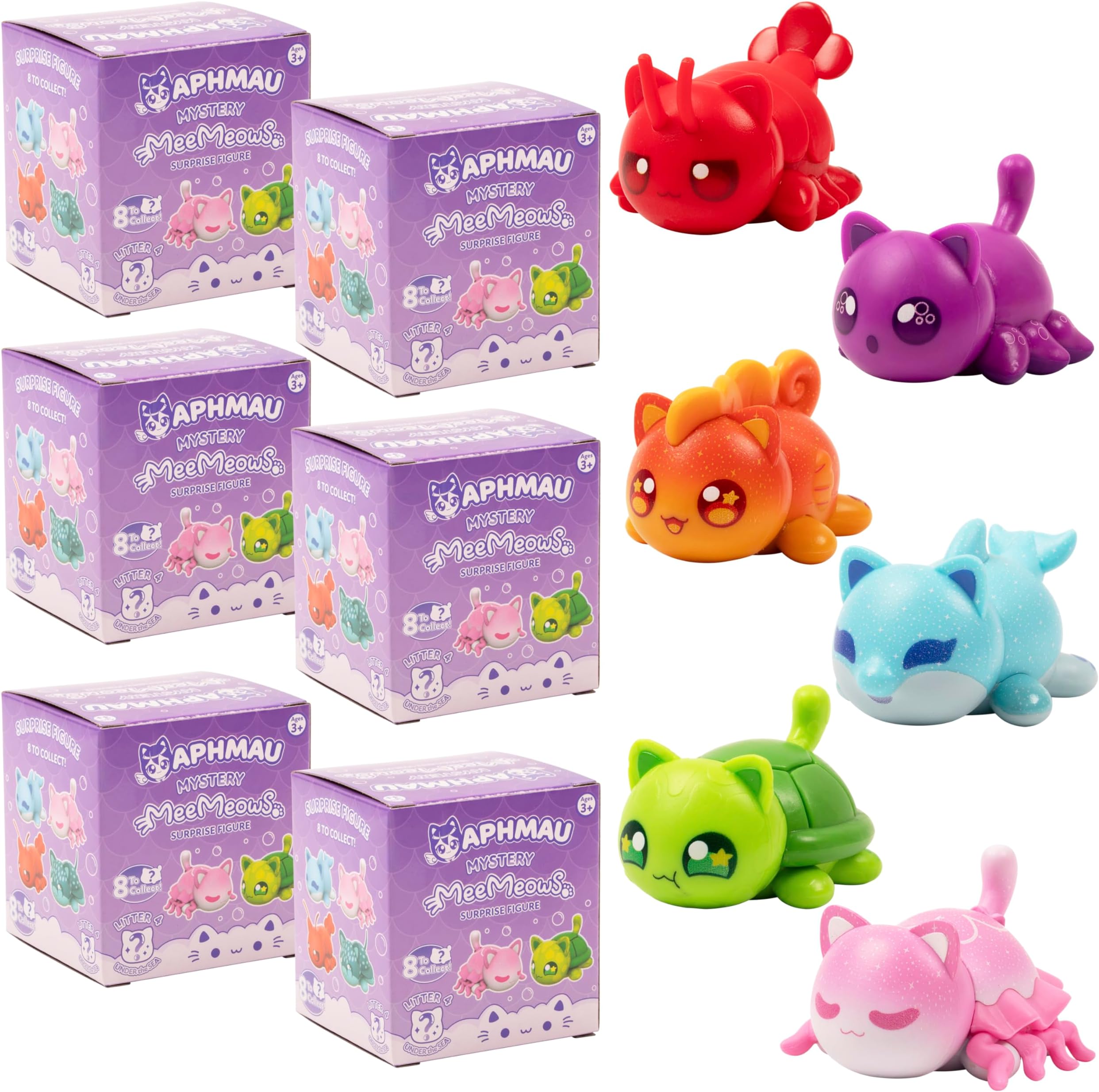 Aphmau Mystery Figures 6 Pack - Under The Sea - Series 4