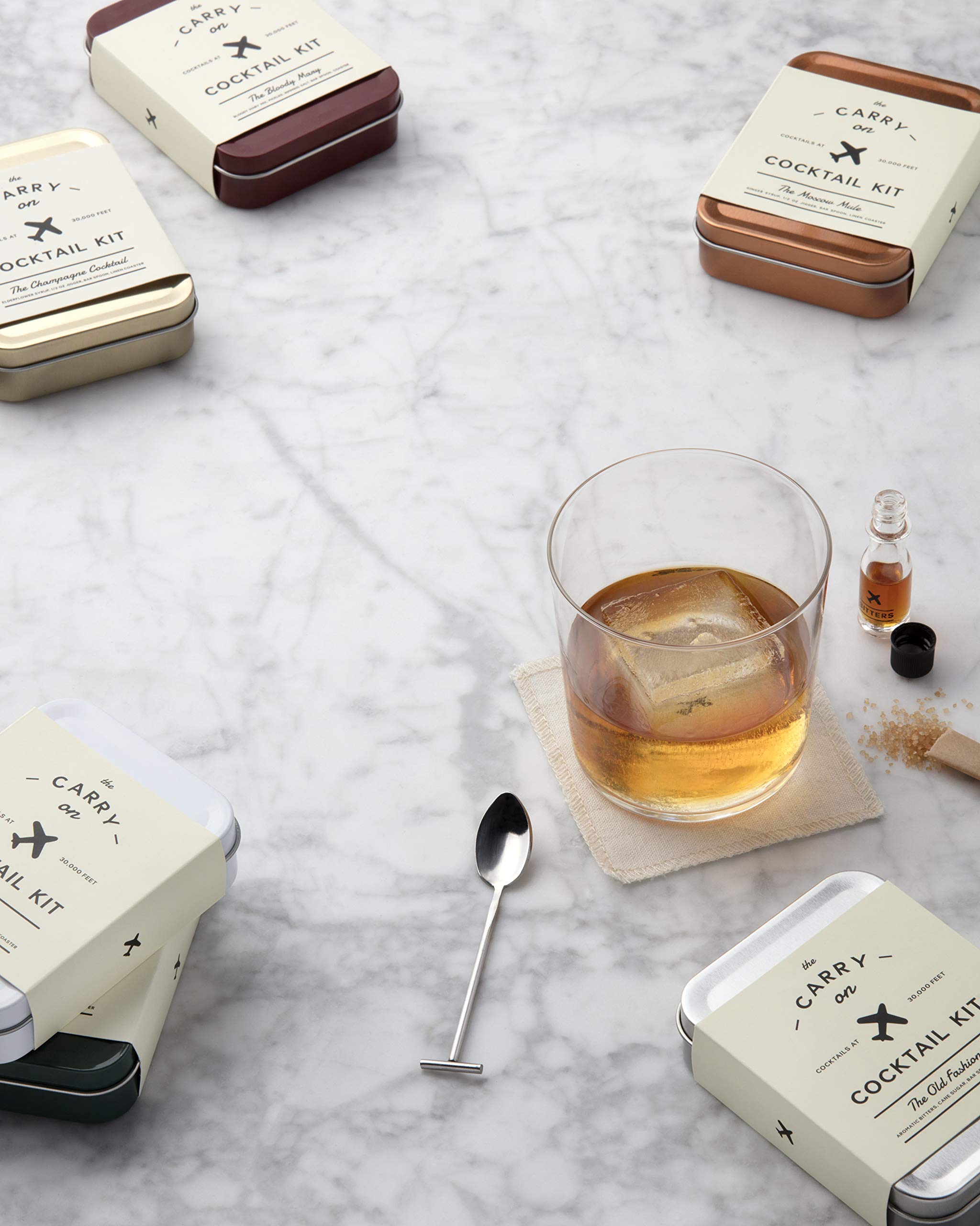 W&P Craft Cocktail Kit, Champagne Cocktail, Portable Kit for Drinks on