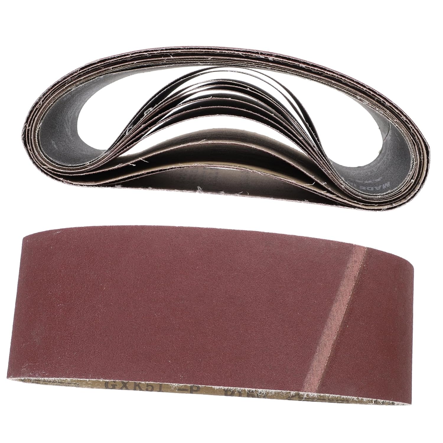 12pcs Belt Sander Sanding Belts, 80 to 320 Grit Abrasive