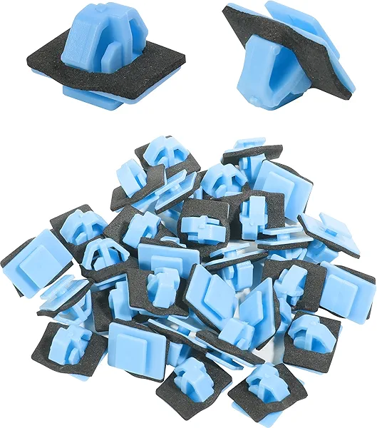 SCUARI 30PCS Automobile Rocker Moulding Retainer Clips,Automotive Clips Body Parts,Car Accessories Door Liftgate Body Side Wheel Flare Rocker Moulding Retainer Clip,Replace OEM 87756-1F000