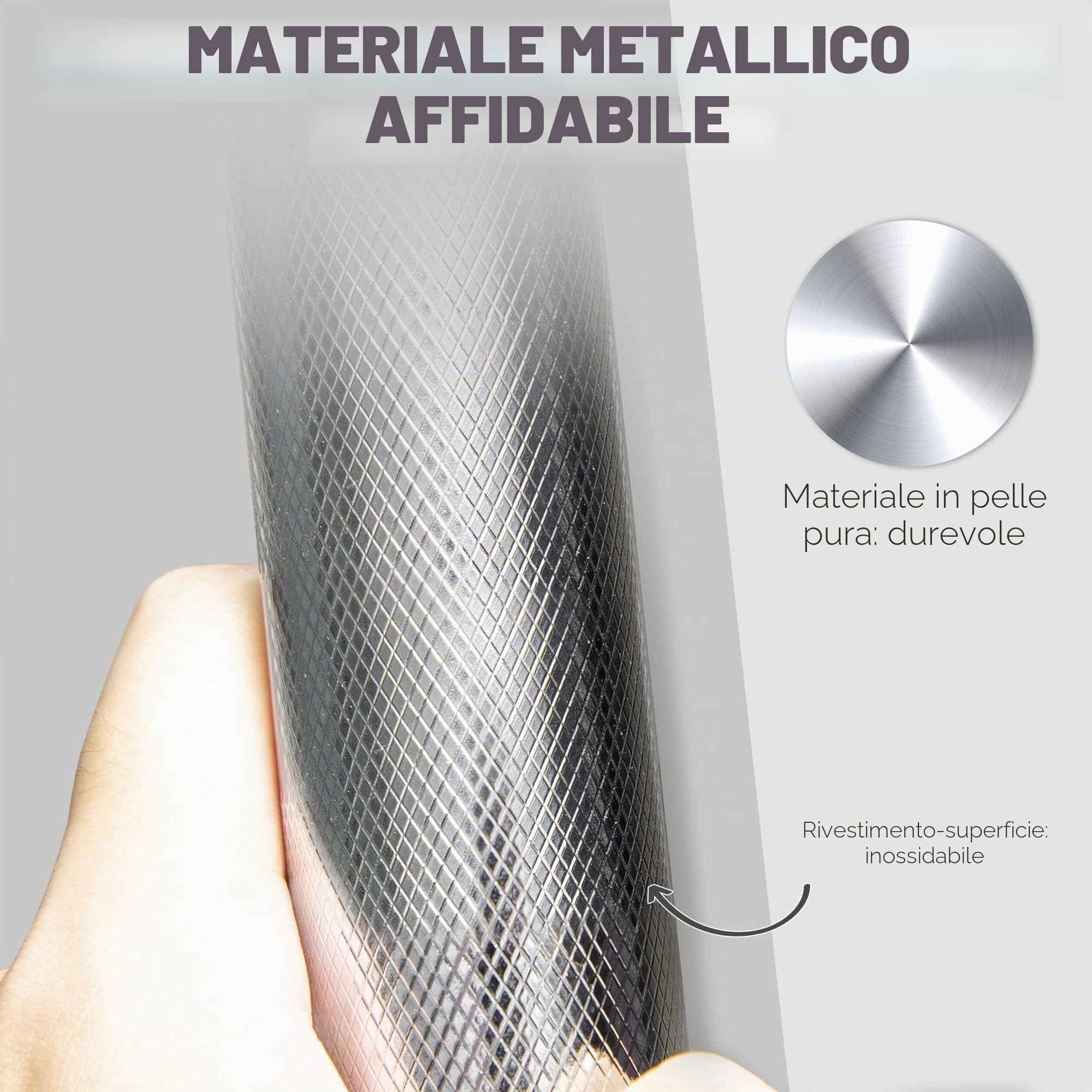 Soozier 44 lbs 2-in-1 Bilanciere e manubri regolabili, Nero | Set pesi liberi, impugnature antiscivolo, allenamento domestico.