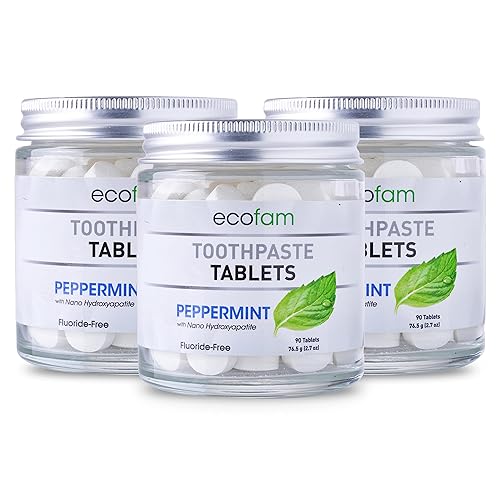 Toothpaste Tablets – Peppermint | Nano Hydroxyapatite Toothpaste Tablets Chewable