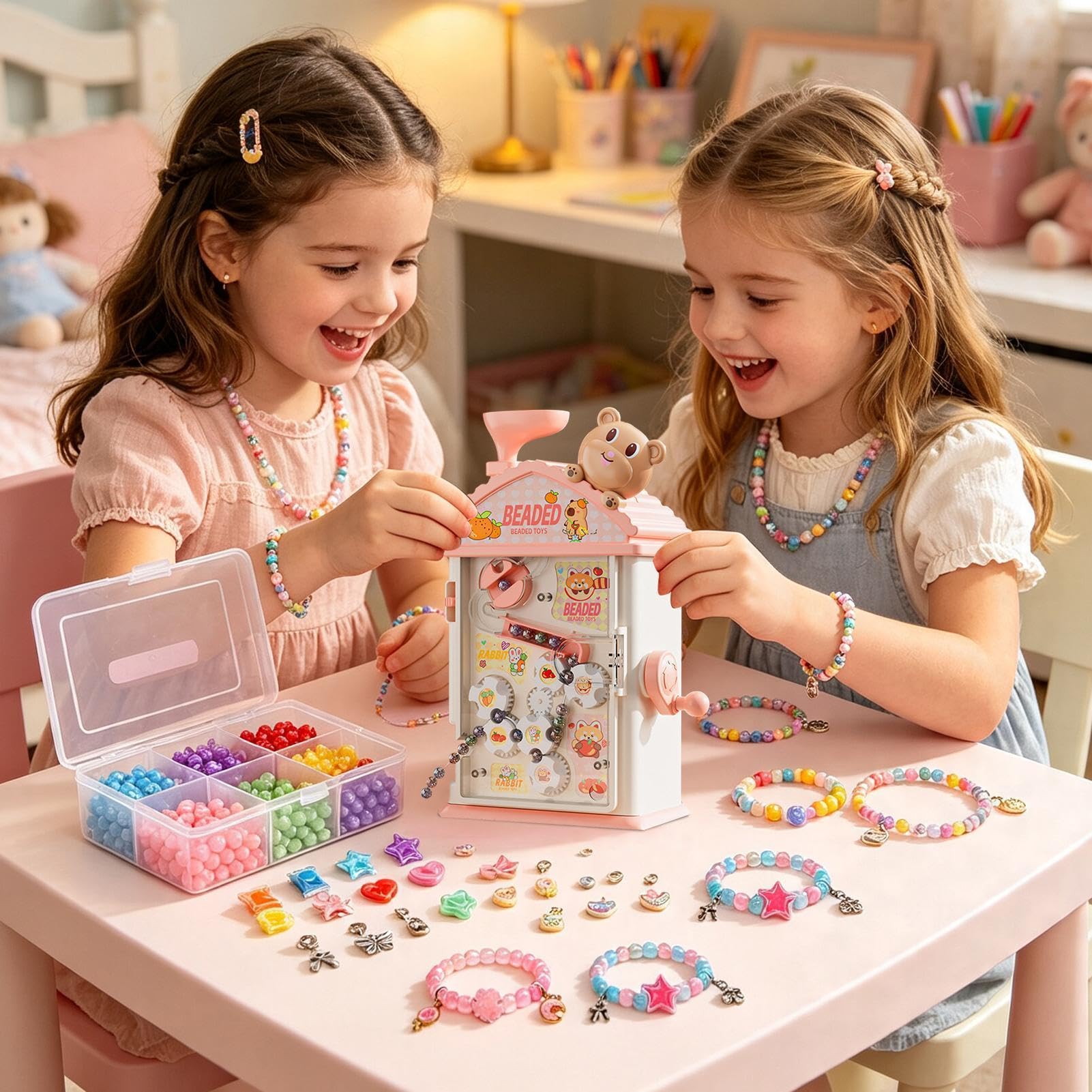 Coffret Création de Bijoux pour Filles Accessoires de Bijoux Perles Faits