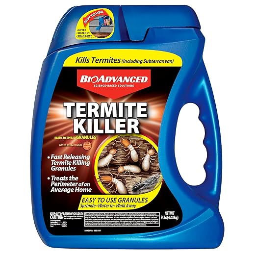 BioAdvanced Termite Killer Granules, Granules, 9 lb