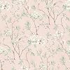 NuWallpaper Chinoiserie Garden Pink Peel and Stick Wallpaper, NUS6365