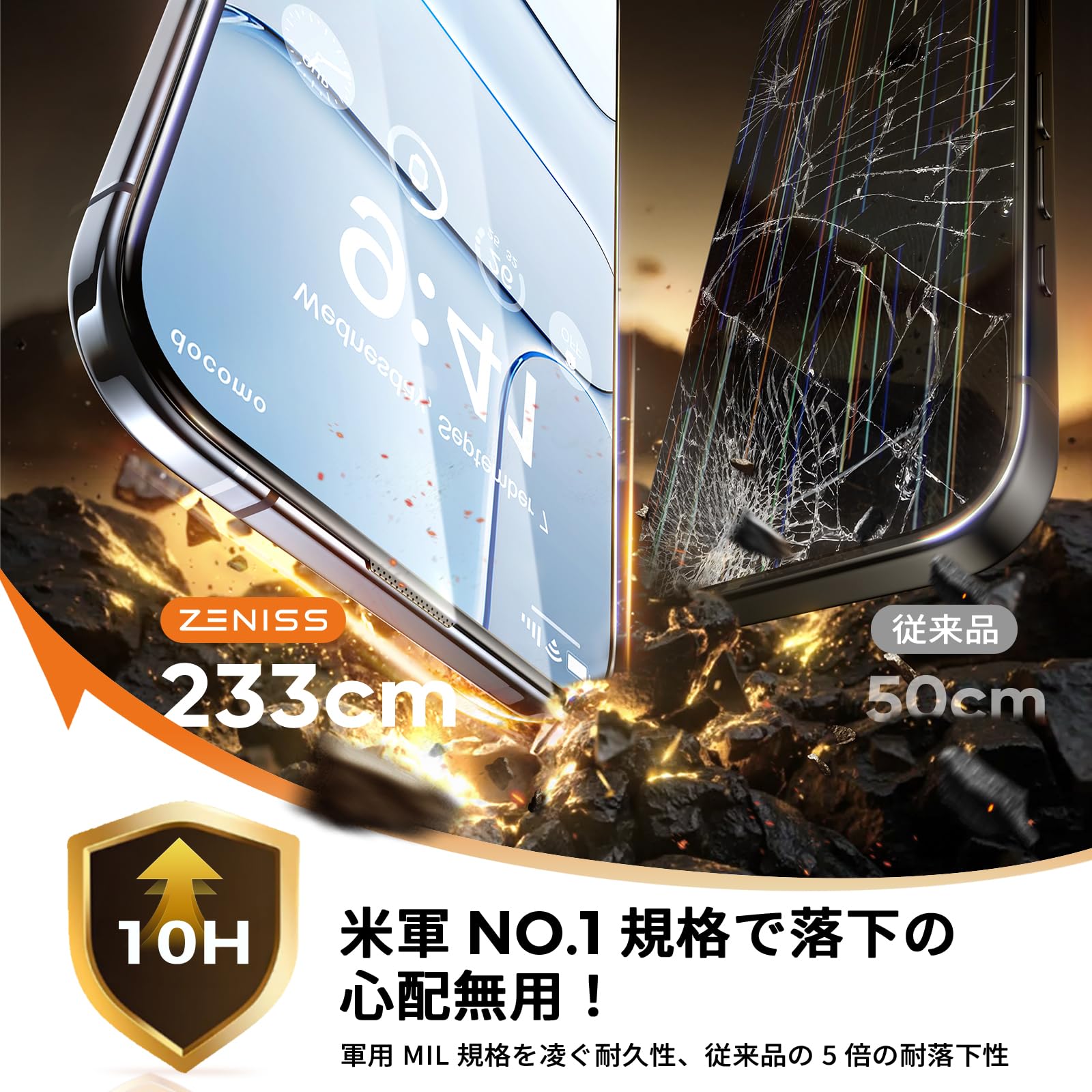 Amazon | iphone Air ガラスフィルム 用【米軍No.1規格航空材料&独創的