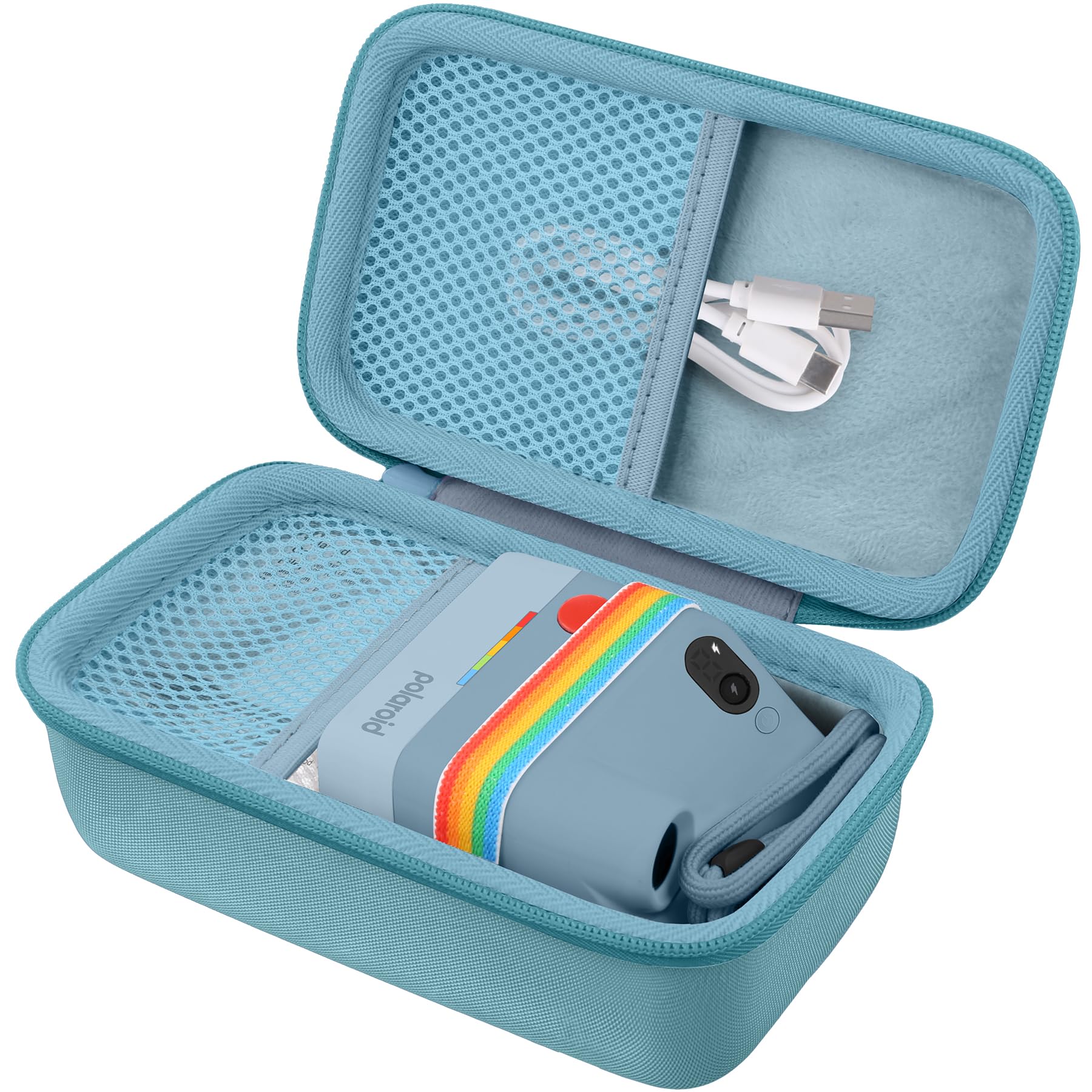 khanka Travel Case for Polaroid Go Generation 3 Mini Instant Camera(9195/6653) /Polaroid Go Generation 2,Case Only (Blue)