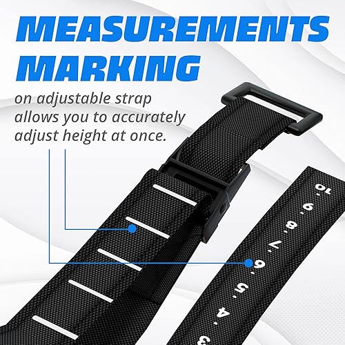 Miniatura 3 de Zenooze Adjustable Ab Straps Hanging Abdominal Slings, Hanging Ab Straps For Fitness Workout Equipment, Supports 350lbs - Ab Straps For Pull Up Bar