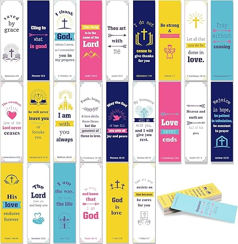 72 marcapáginas de escritura cristiana con versículos de la Biblia, marcadores inspiradores a granel, marcadores de fe positiva, clips de página de disponible en Yaxa Peru