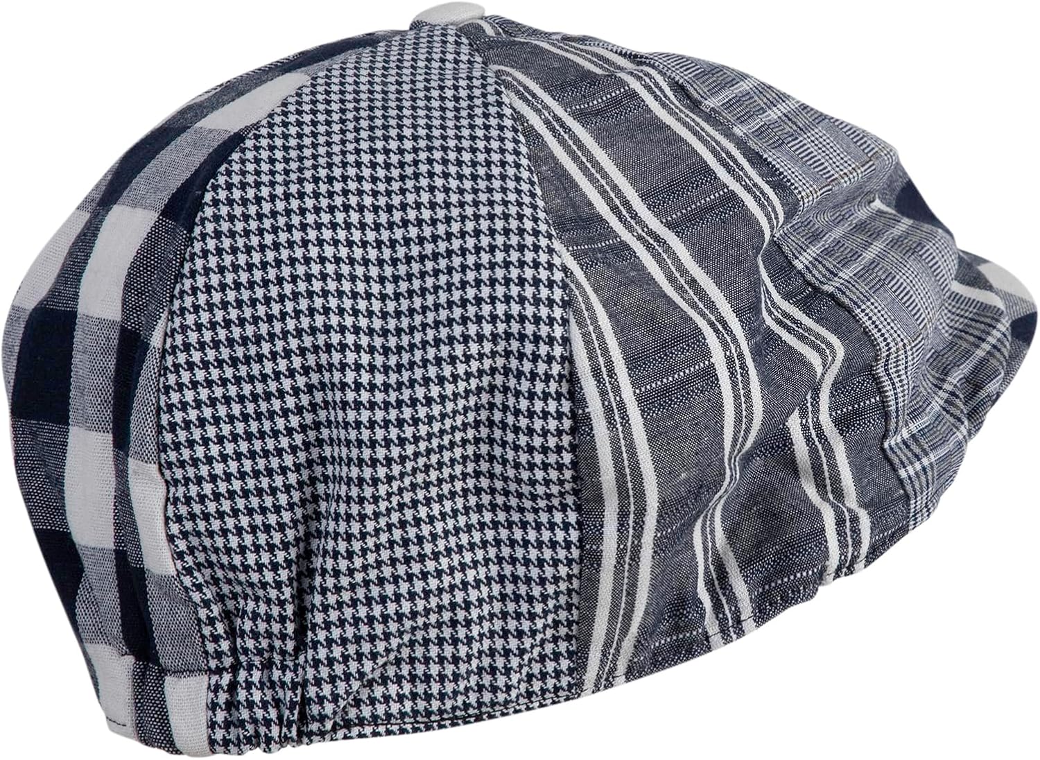 e4Hats.com Big Size 8 Panel Spring Patchwork Newsboy Hat
