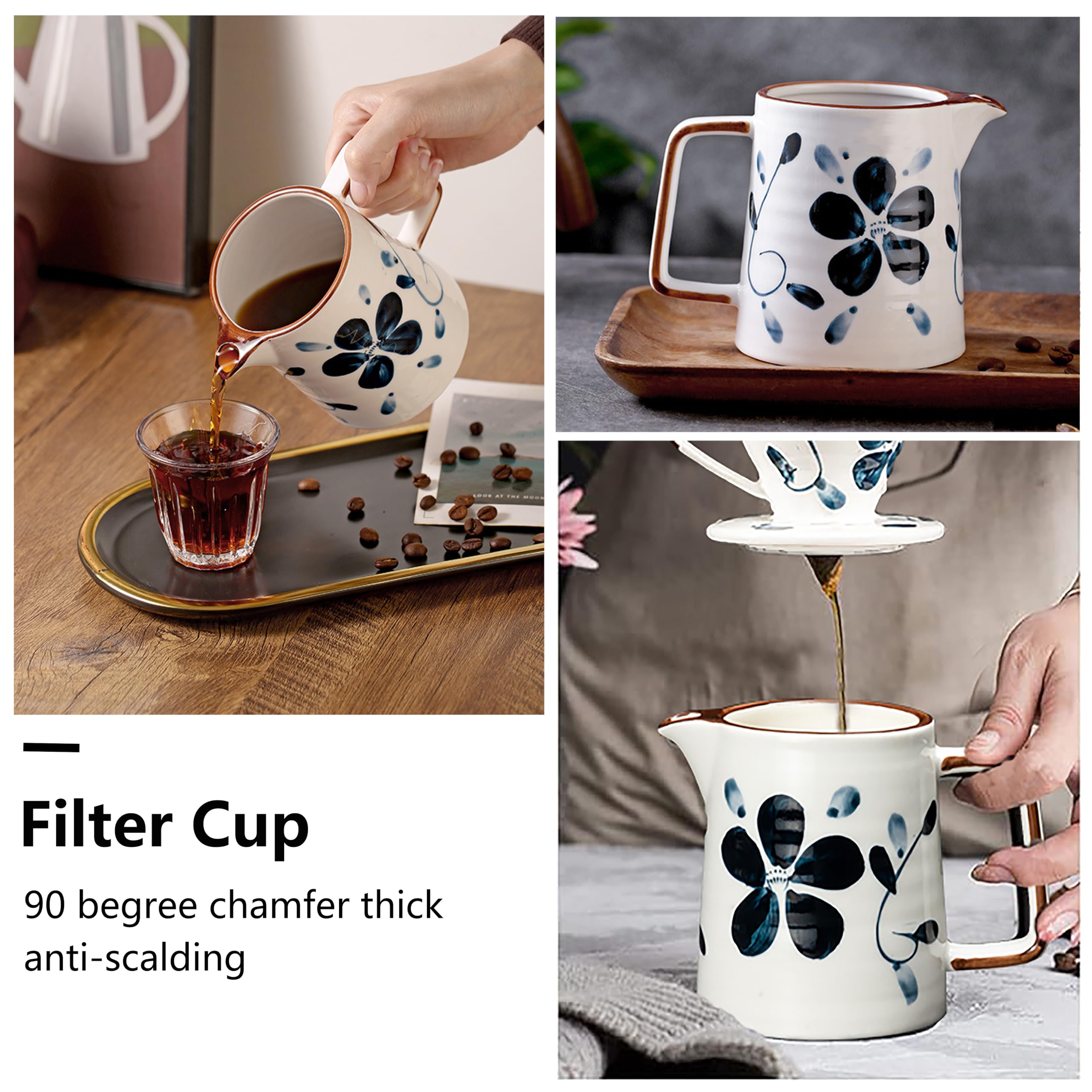 Coffee Dripper Mondays. Coffee Maker Set, Premium Ceramic