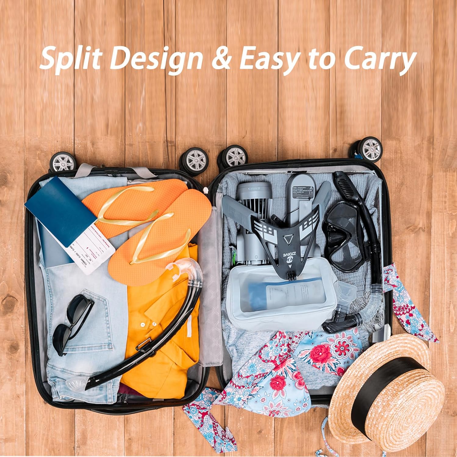 Jetdive Underwater Scooter - 3 -speed mode (up to 1.8 m/s) | 4.6Ah battery (30-60min) | Mount of the action camera | For Scuba/snorkeling/swimming pool | Adults and children 6 81RYX1OLylL. AC SL1500