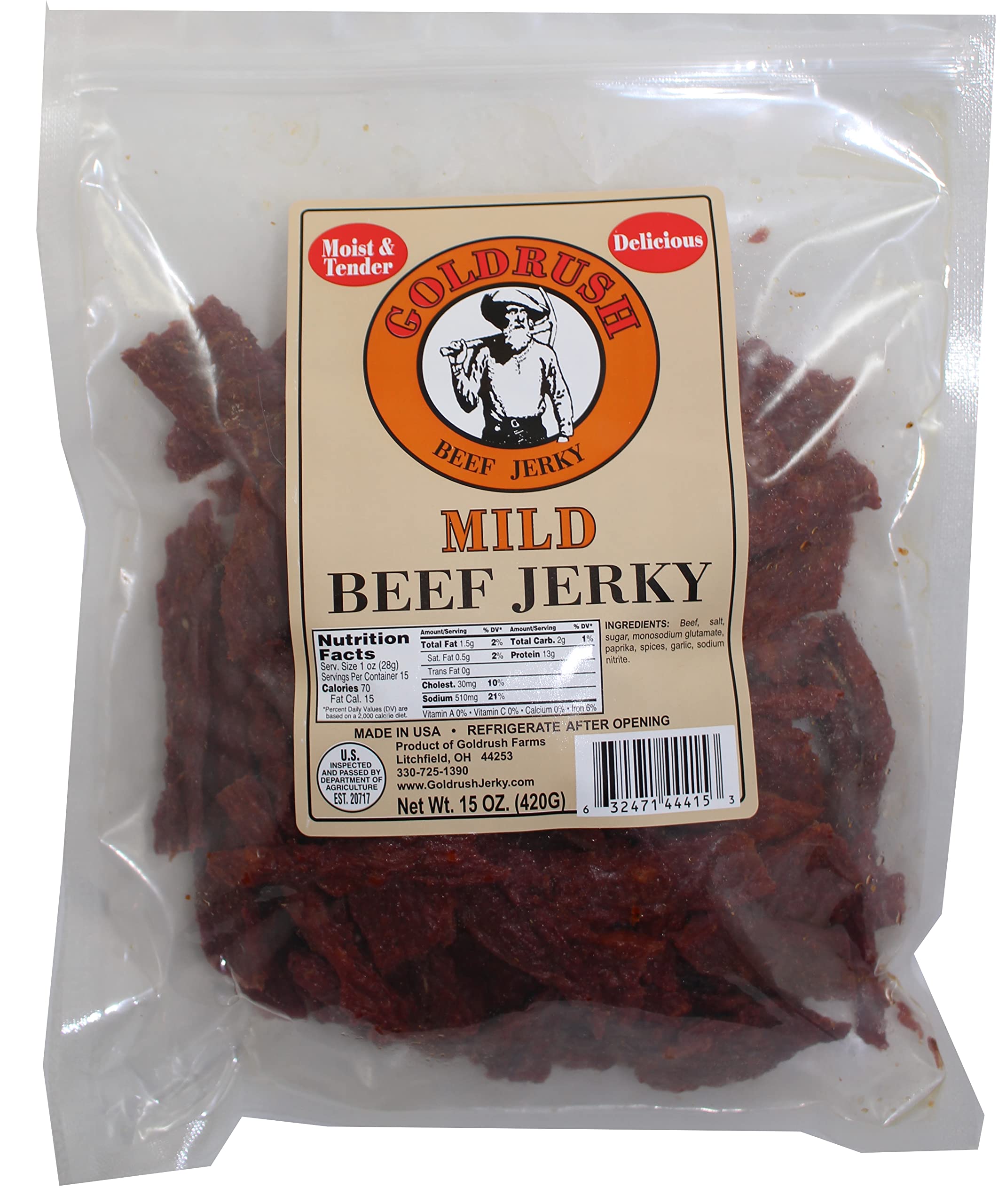 Gold Rush FarmsPremium Jerky 15 Oz. (Mild)