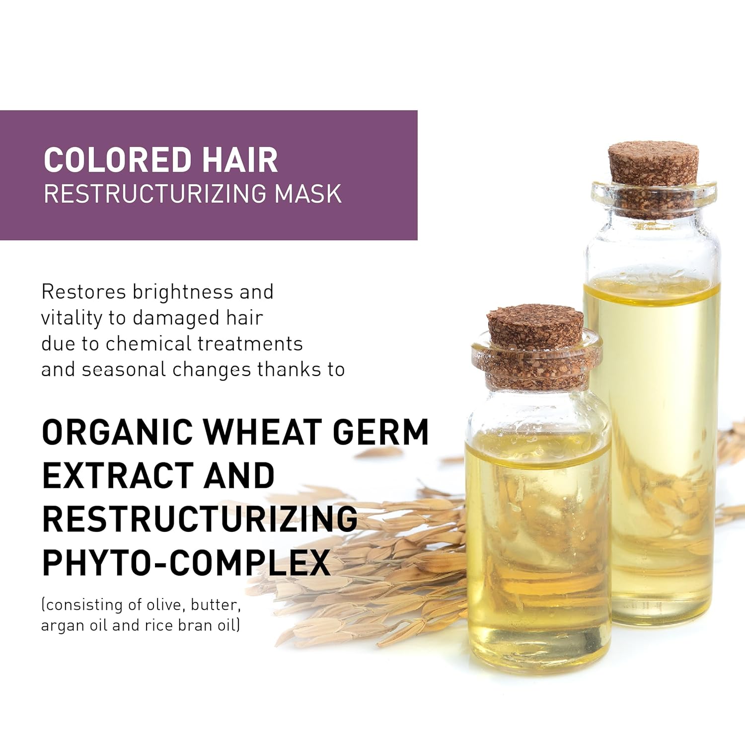 Insight Restructurizing Mask for Damaged Hair with Restorative Phytocomplex & Organic Wheat Germ Extract for Deep Repair & Body 16.9 Fl. Oz. / 500 mL - Image 4