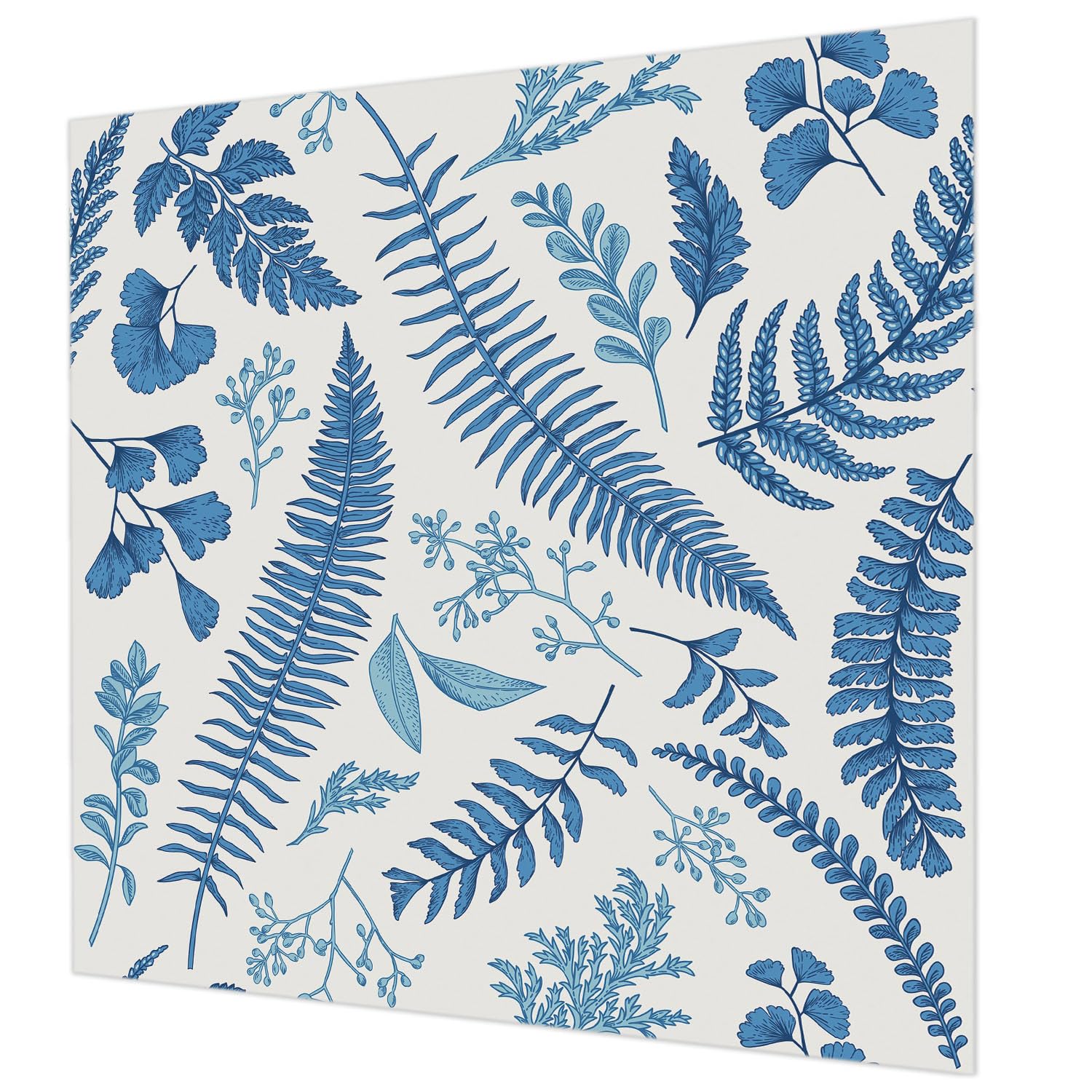 Papier peint intissé 250x250 cm Tulup à motifs botaniques pour salon
