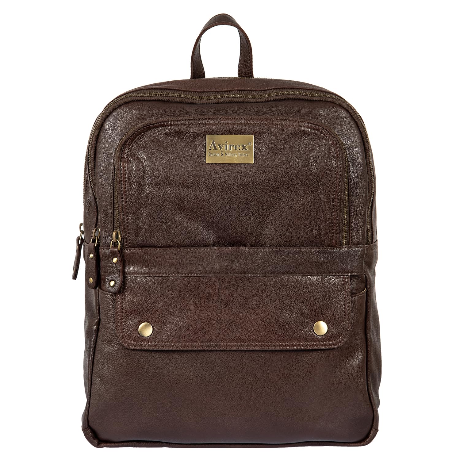avirex leather backpack Avirex, Mayday Collection Medium Soft Hand Stamped Dark Brown Brown M, Brown Fashion What is a good It is an item EOS-SALE-COLLECTION Color:Over Exposed