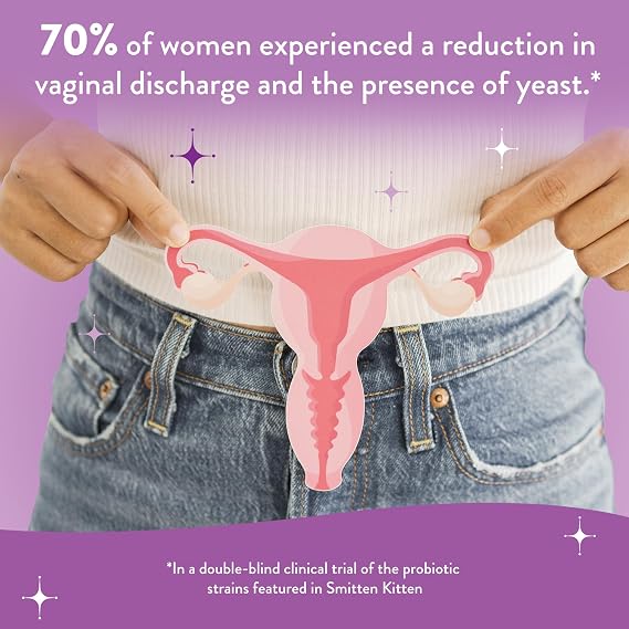 Legendairy Milk Smitten KittenTM - Vaginal Probiotics for Women - Clinically-Studied Probiotics Lactobacillus Reuteri for Women's Vaginal Health - Supports pH Balance, Flora & Urinary Tract Wellness