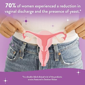 Legendairy Milk Smitten KittenTM - Vaginal Probiotics for Women - Clinically-Studied Probiotics Lactobacillus Reuteri for Women's Vaginal Health - Supports pH Balance, Flora & Urinary Tract Wellness