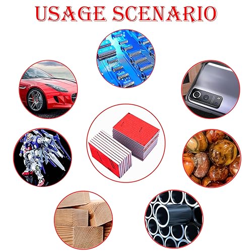 Miniatura 6 de 18 esponjas de lijado de grano 320-2500, almohadillas de lijado ultrafinas, bloque de arena de espuma suave, papel de lija seco húmedo para modelos