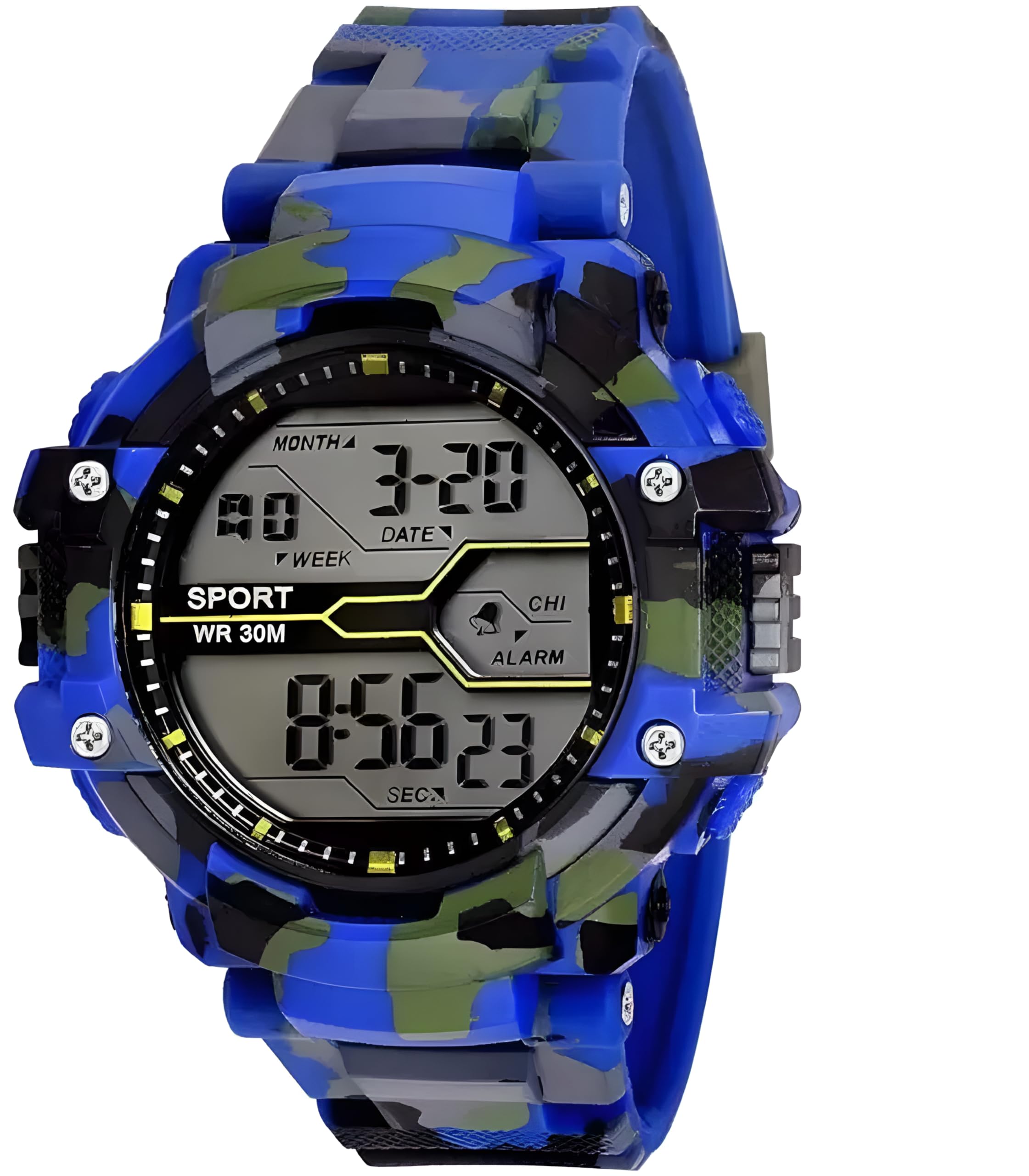 TYMU Army Shockproof Waterproof Digital Sports Watch for- Men and Boys (Blue) (B0CTH8CYPL) Amazon Price History, Amazon Price Tracker