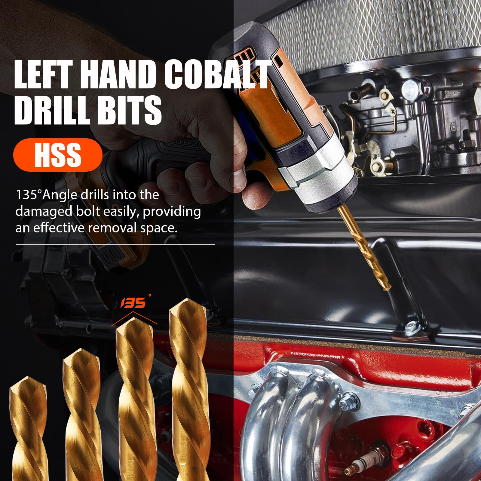 Damaged Screw Extractor Set - Remove Stripped Screws -2