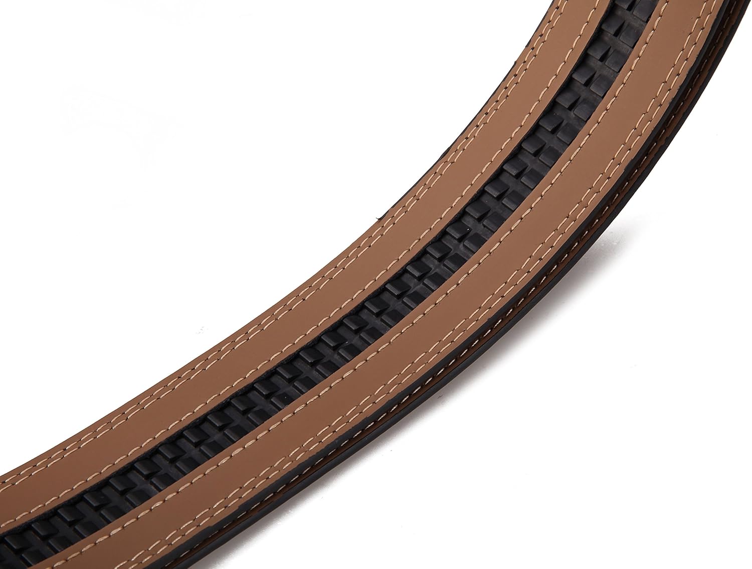 Men's Ratchet Belt Strap Only 35mm 1 3/8",Fit 40mm buckle,replacement Belt without Buckle - Image 3