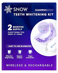 Snow Teeth Whitening Kit - Snow Teeth Whitening Serum and LED Mouthpiece Whitener Formulated with Hydroxyapatite Good for