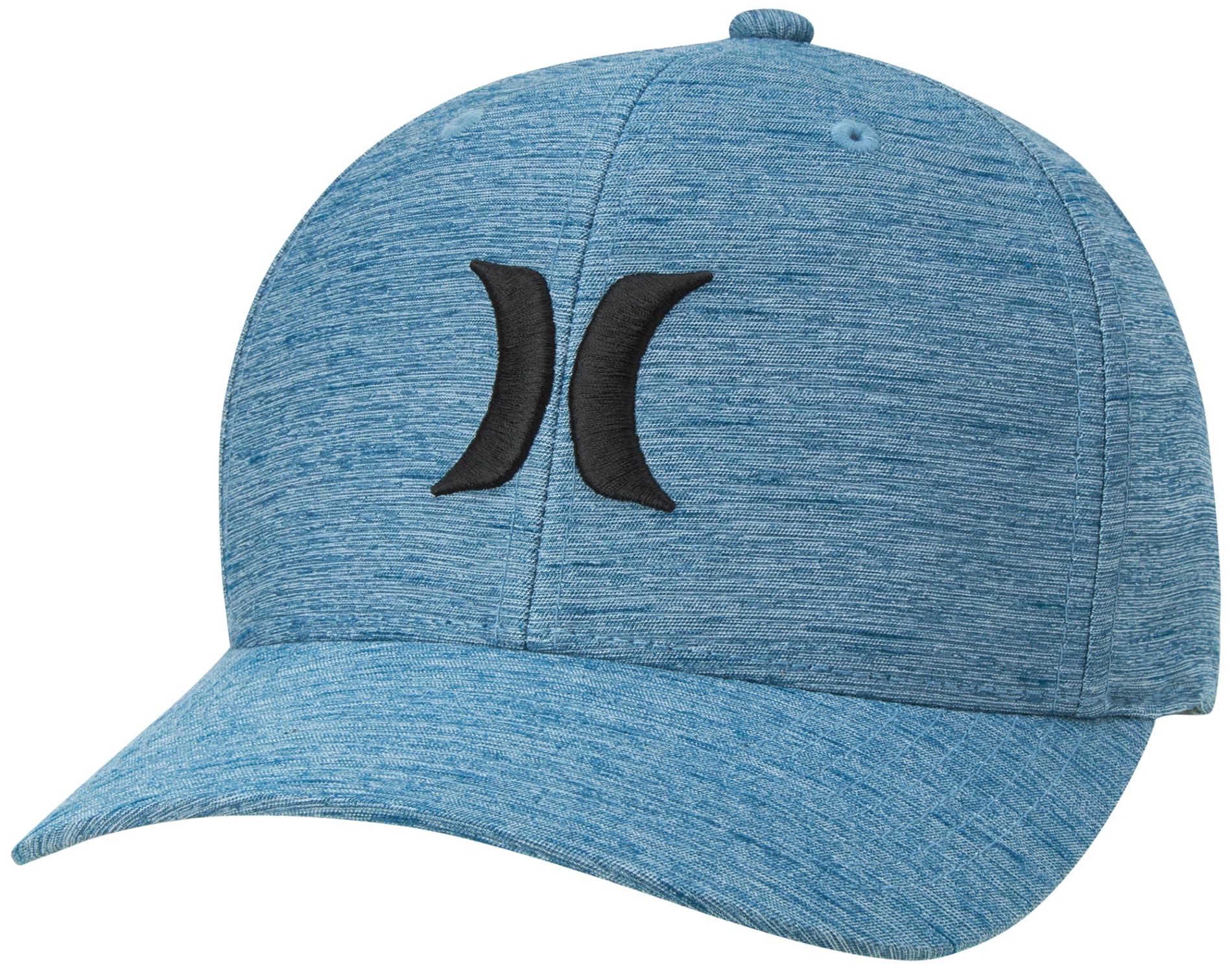 Hurley Mens Baseball Cap, H2O-Dri Stretch Fitted Hat with Curved Bill