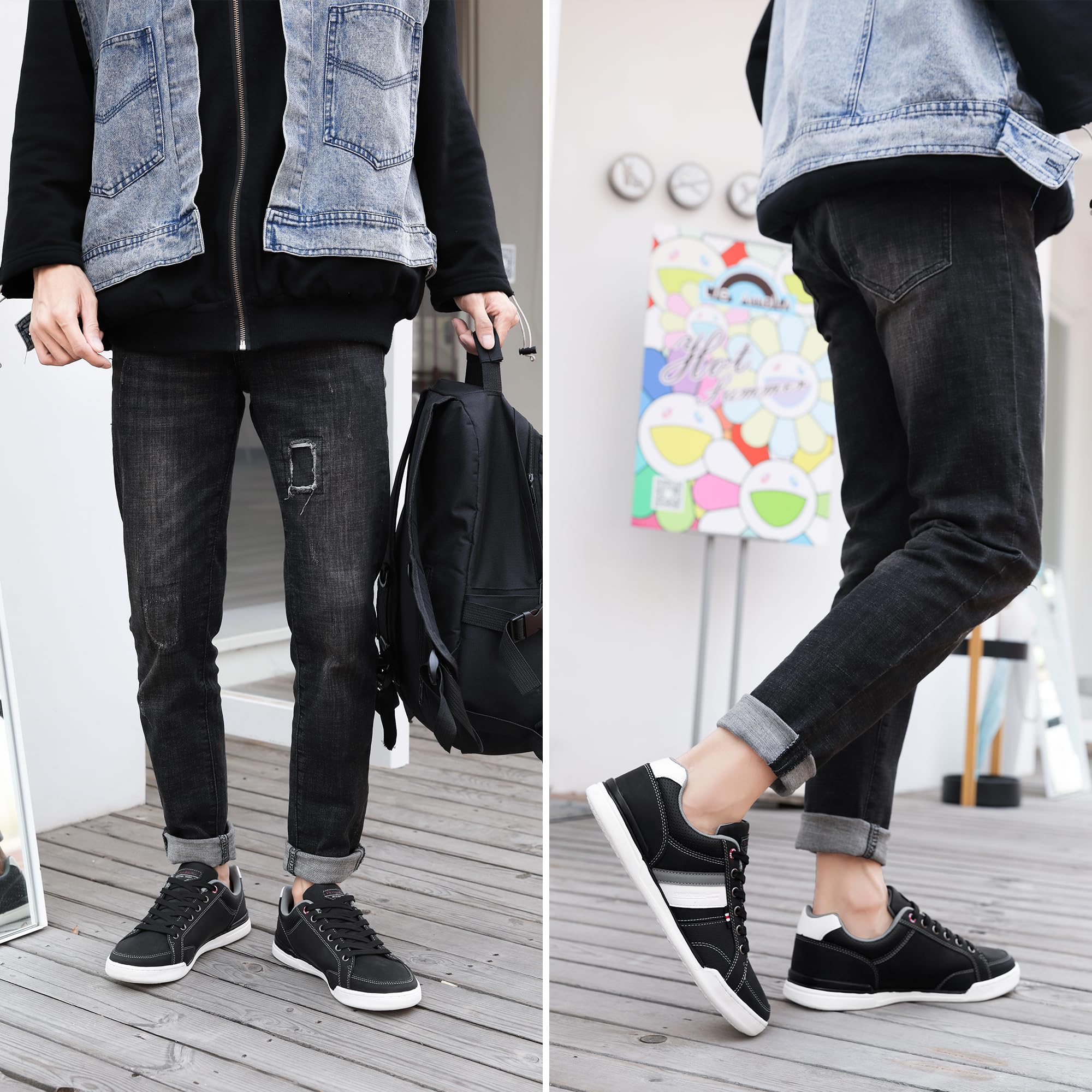 AX BOXING Sneakers Uomo Scarpe Ginnastica Respirabile Sneaker Casual Basse Scarpe Taglia 41-46 EU