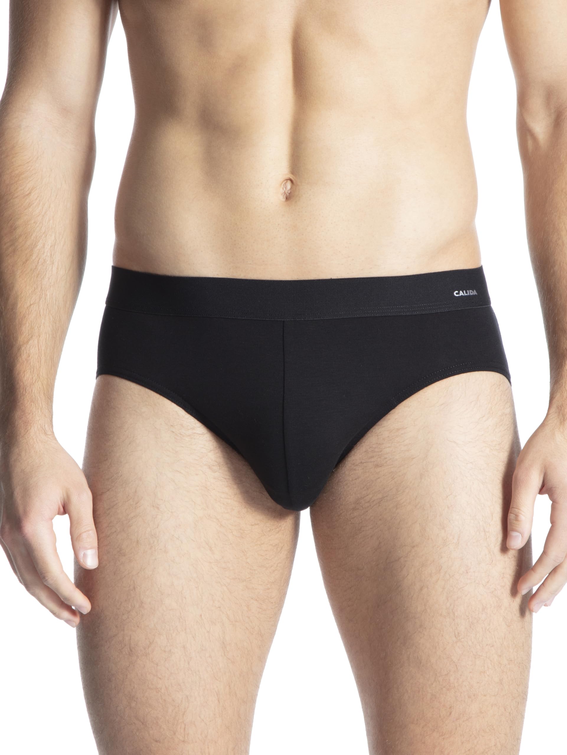 Calida Men's Cotton Code Boxer Briefs Not Applicable, Black (Schwarz 992), Large