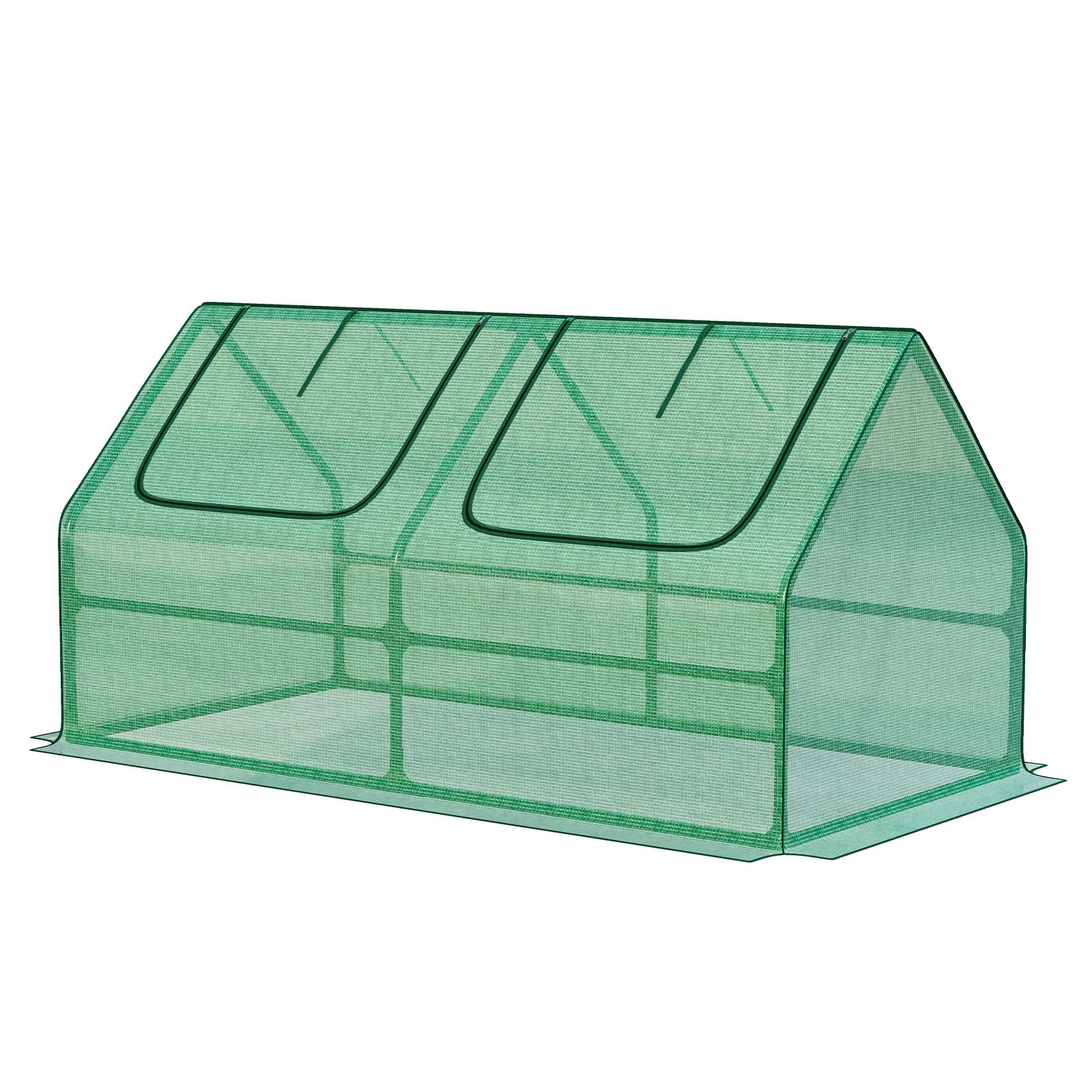 Amazon.com : Aoodor 4 x 2 x 2 ft Mini Greenhouse with 2
