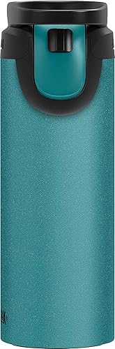 Miniatura 55 de CamelBak Forge Flow - Taza de viaje aislada de acero inoxidable, color negro, 16 onzas