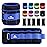 Adjustable Ankle Weights 1-10 LBS Pair with Removable Weight for Jogging, Gymnastics, Aerobics, Physical Therapy, Resistance Training|Each 1-5 LBS, Total 10LBS, Blue