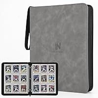 Vista 26 de Carpeta Premium de Tarjetas Coleccionables con más de 1000 bolsillos, Carpeta de 16 bolsillos sin anillo de carga lateral para cartas