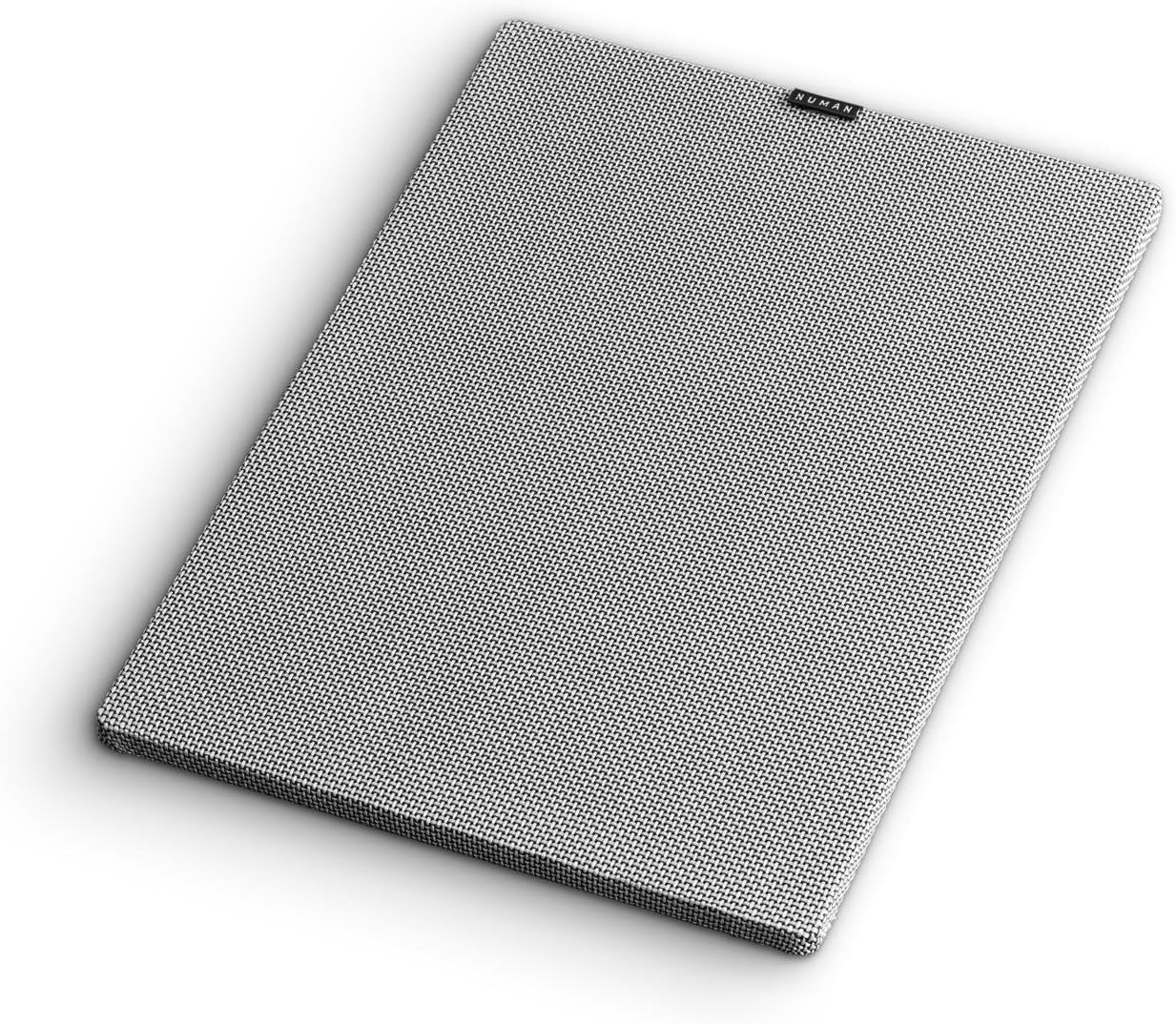 NUMAN RetroSub Cover - Active Subwoofer Speaker Cover, Non-Plug Powered Connector, Optimal Speaker Membrane Protection, Retro Look, Easy to Install and Remove, Speaker Accessories, Grey