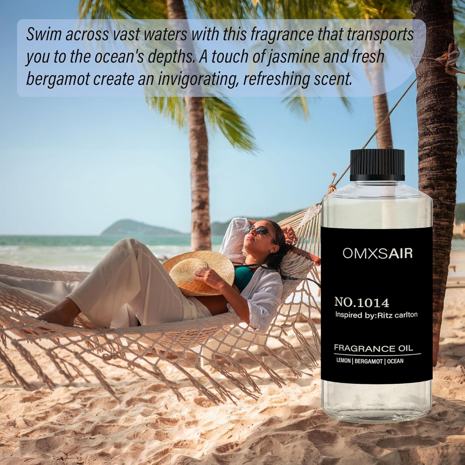 Hotel Diffuser Oil Inspired by Ritz Carlton - 500ml/16.9Fl oz - Essential Oil Diffuser Refill for Home & Spa – Lemon Bergamot Sea Breeze - Suitable for ultrasonic and waterless diffusers - Image 5