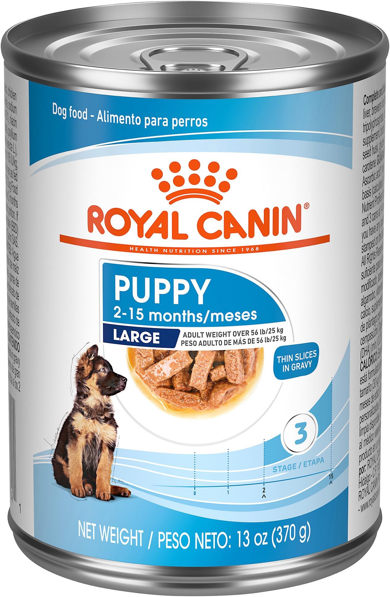 Size Health Nutrition Large PuppyThin Slices in Gravy Dog Food, 13 oz (Pack of 12)