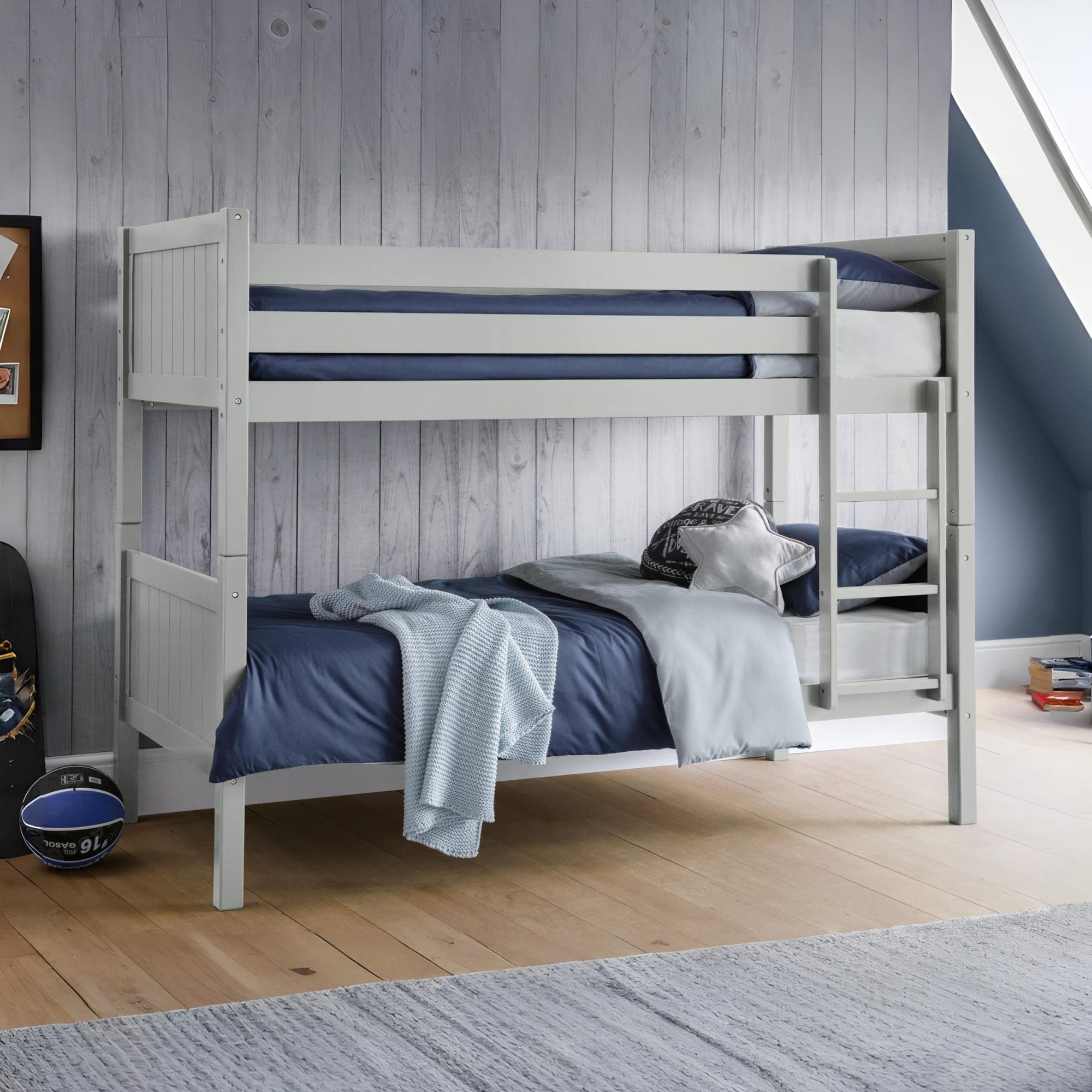 Julian Bowen Bella Dove Grey Bunk Bed