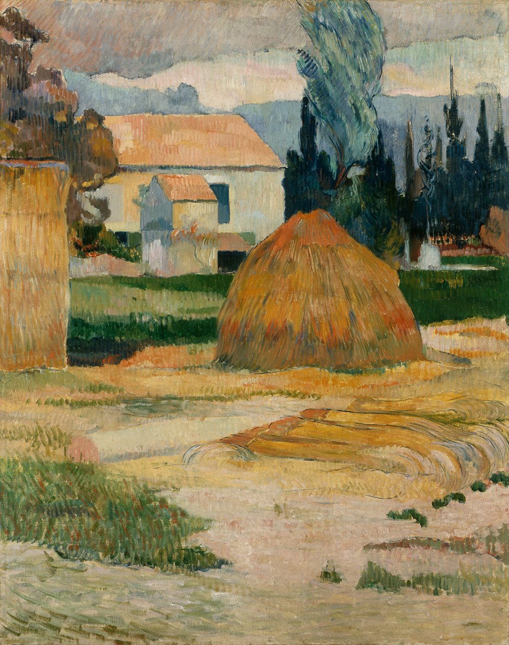 Grand tableau Gauguin Landscape Near Arles affiche poster mat XL