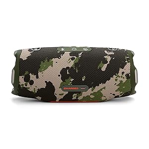 JBL Charge 6 - Portable Waterproof & Drop-Proof Bluetooth Speaker, Bold Pro Sound with AI Sound Boost, 28Hrs of Playtime, Built-in powerbank & Comes with a Sturdy/Removable Carrying Strap (Squad)