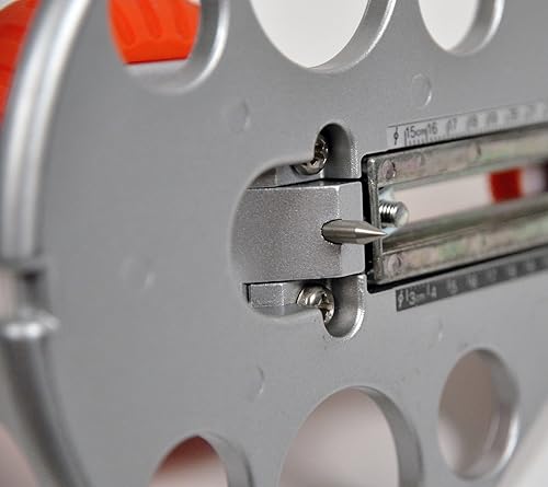 Miniatura 4 de NT Cutter Cortador de círculo de cuerpo de aluminio fundido a presión para trabajo pesado, diámetro de 1-3/16 pulgadas a 10-1/4 pulgadas, 1 cortador